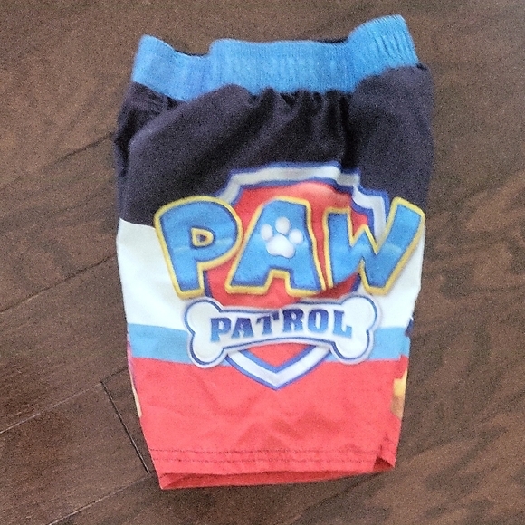 Paw Patrol Swim Trunks Vibrant Cartoon Print - Picture 5 of 6
